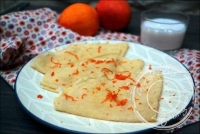 Crpes moelleuses au lait de coco sans gluten et sans lactose