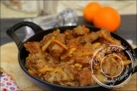 Mijot de veau aux oranges confites