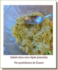 Salade de chou rave rp et pistach