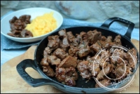 Gigot d  agneau  la cacciatore (alla cacciatora)