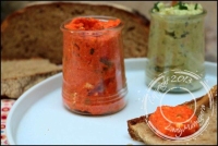 Tartinade de poivrons grills et chvre frais