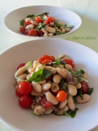 Salade de haricots blancs  l  italienne