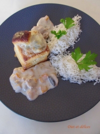 Bouches  la reine au thon et aux petits lgumes