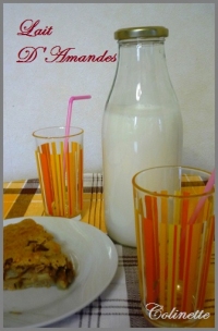 Lait d  amandes maison