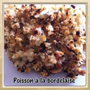 Recette filet de colin à la bordelaise
