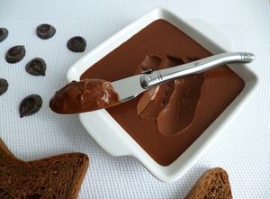 pâte à tartiner diététique et allégée chocolat praliné avec inuline et stévia (sans sucre ni beurre)