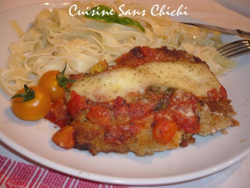 Recette escalope de veau parmigiana