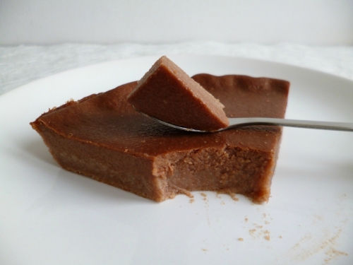 flan gâteau diététique fondant chocolat praliné avec inuline et stévia (sans oeufs sans sucre et sans beurre)