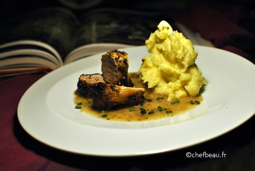 Recette filet mignon aux herbes sauce borch aux echalotes