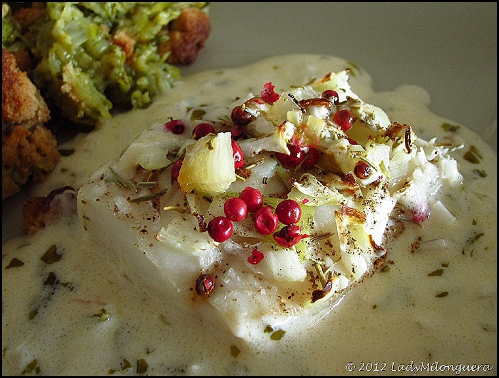 Recette filet de cabillaud au romarin sauce basilic