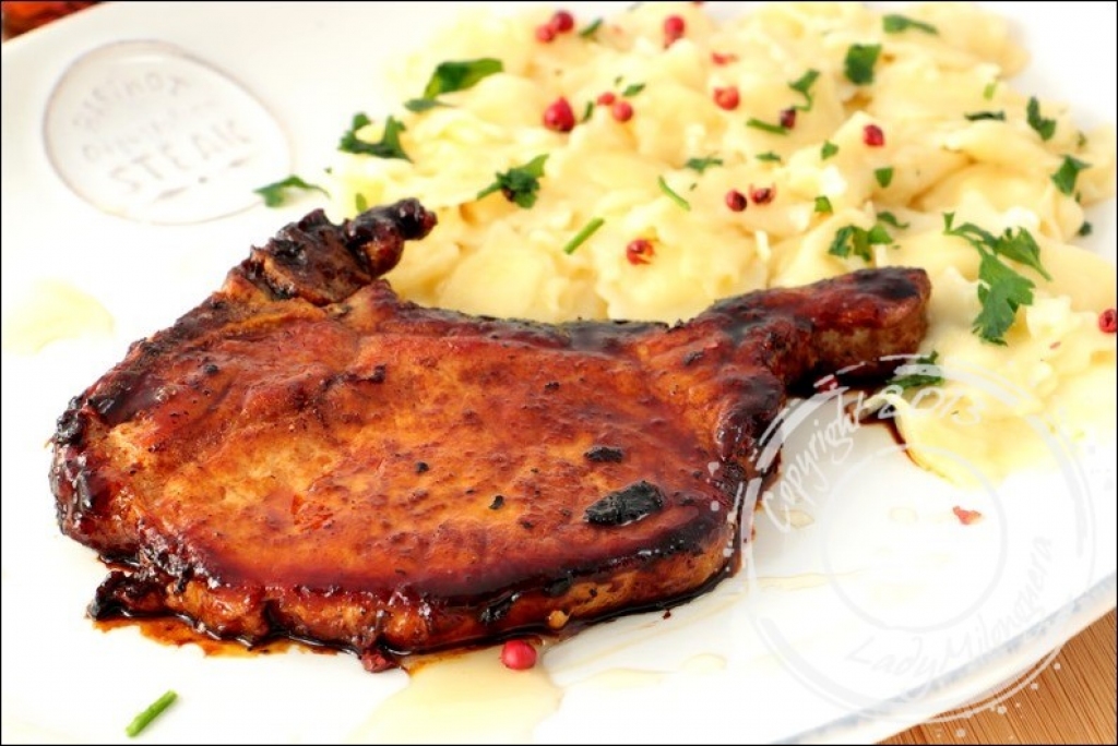Recette côtes de porc laquées au miel