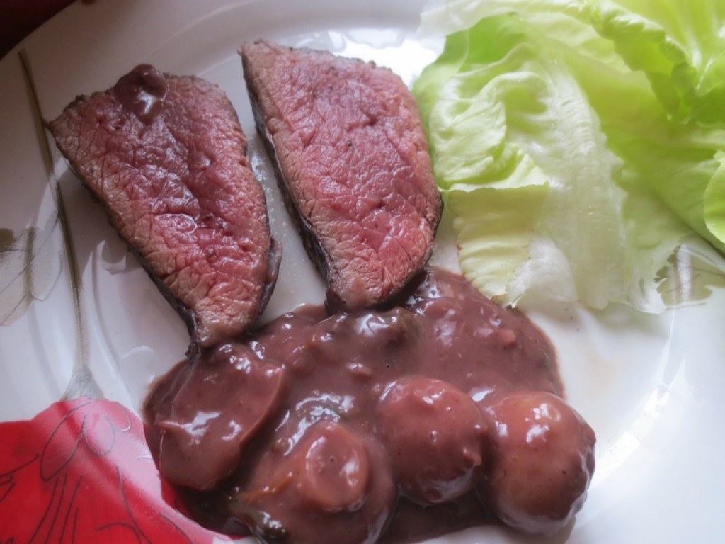 Recette rôti de biche sauce grand veneur