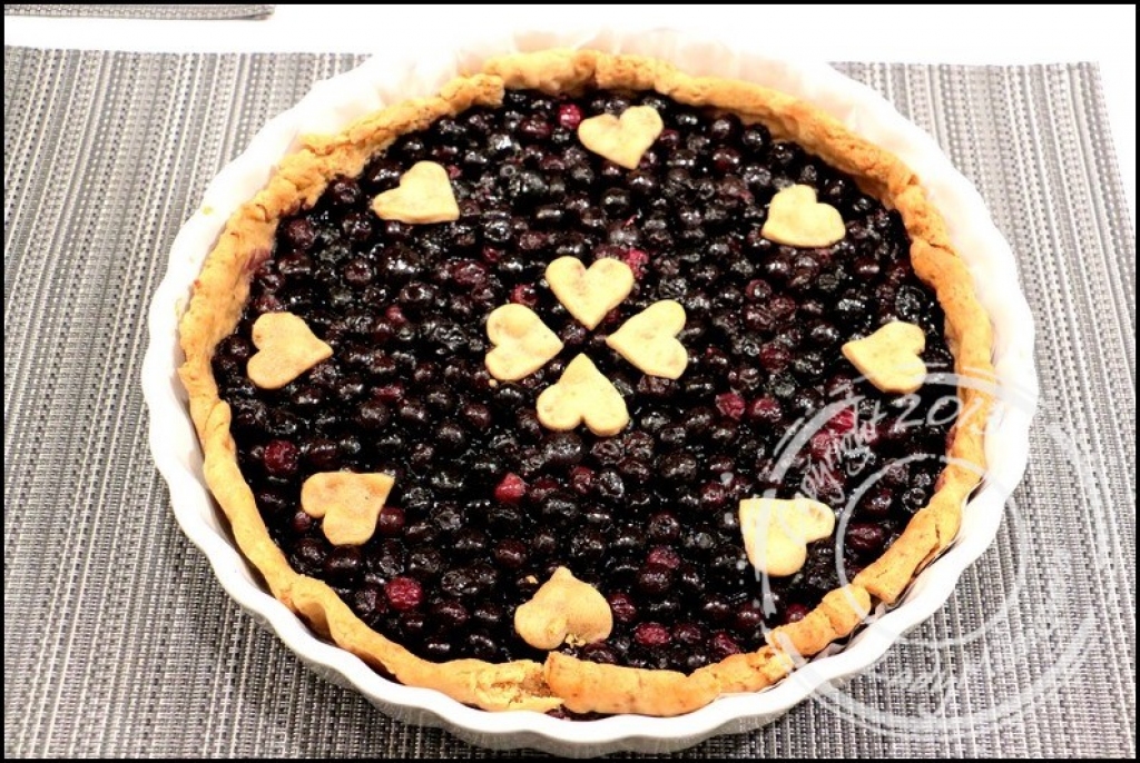 Recette tarte sablée aux myrtilles 192543