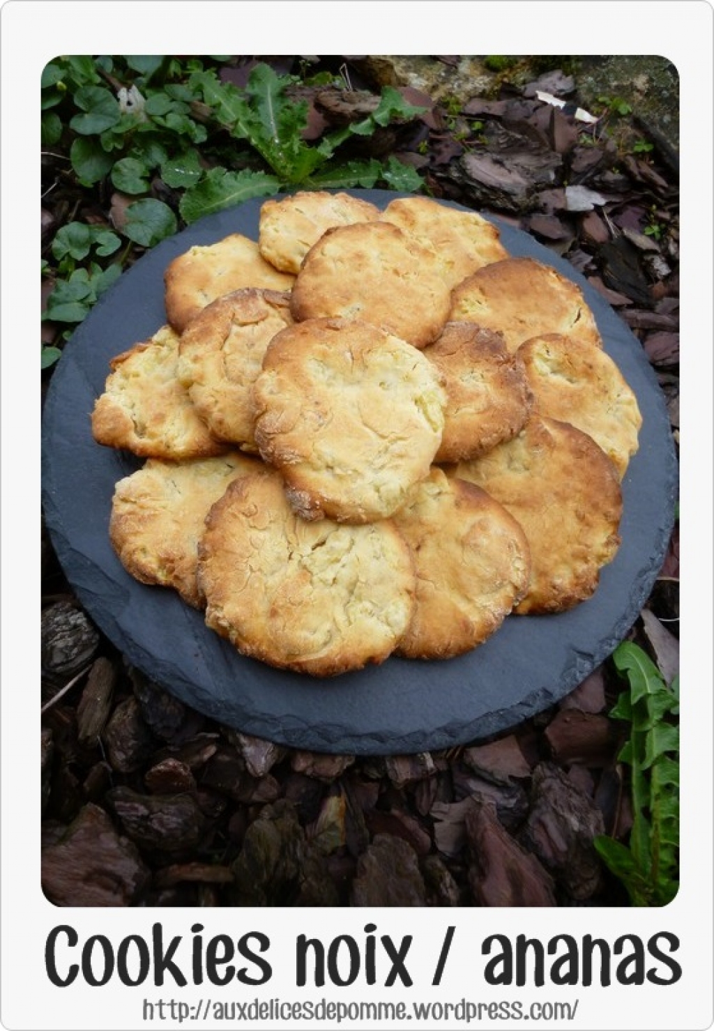 Cookies ananas noix