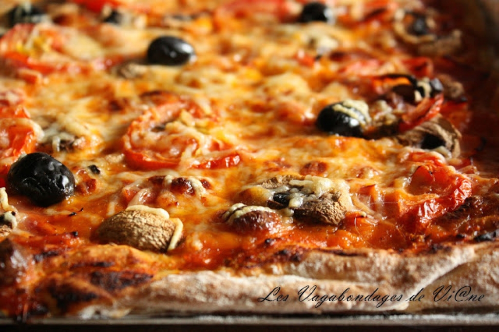 Recette pizza jambon champignons tomate