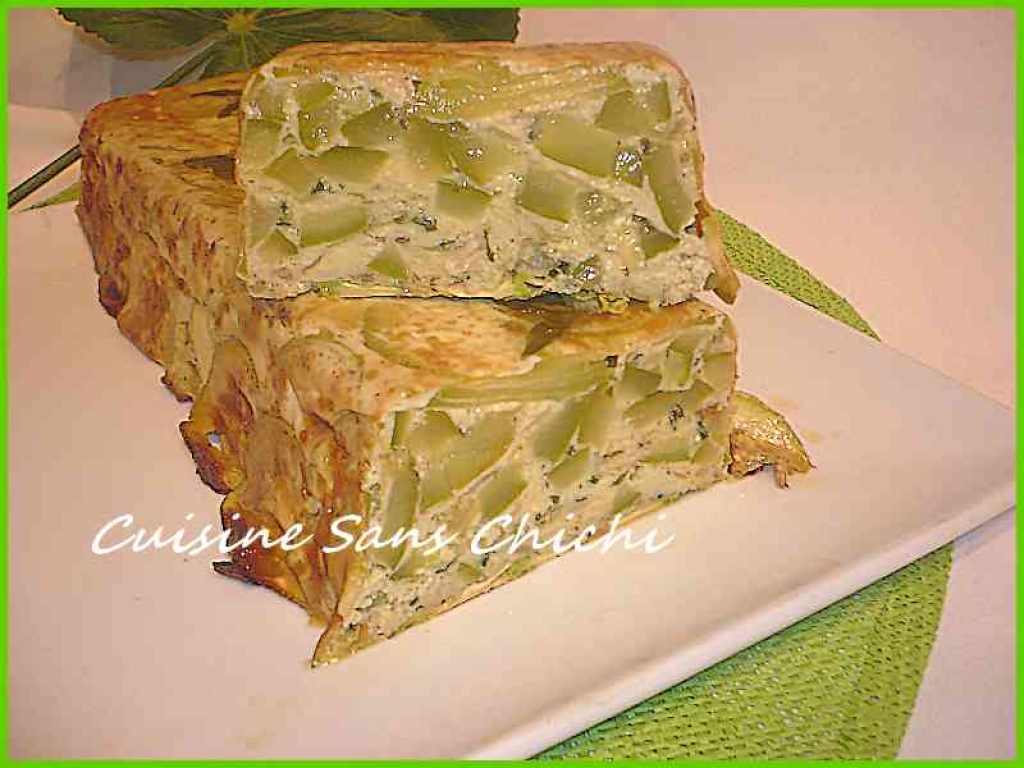 Recette terrine de courgette au basilic