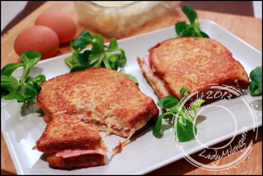 Recette croque monsieur façon pain perdu