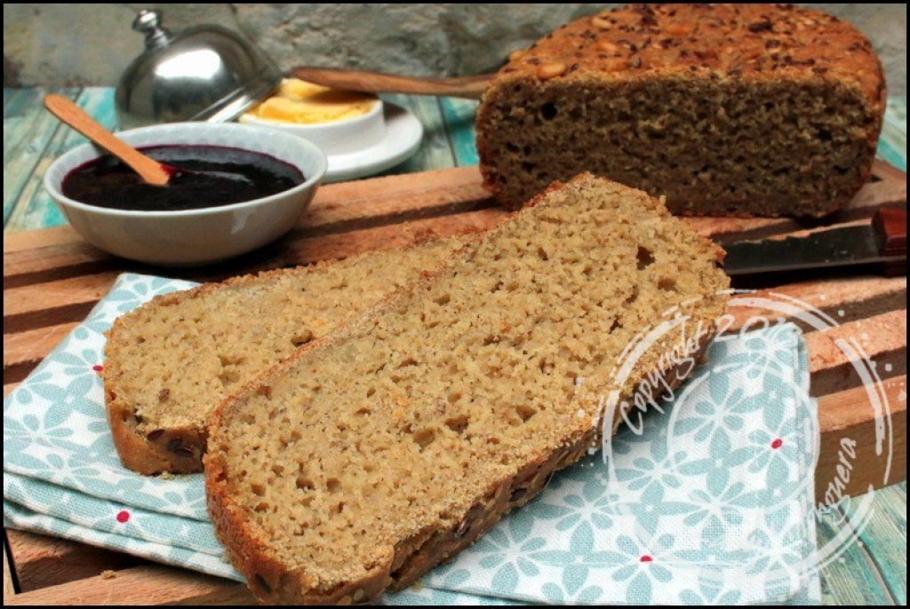 Recette pain moelleux au riz amarante et sarrasin sans gluten
