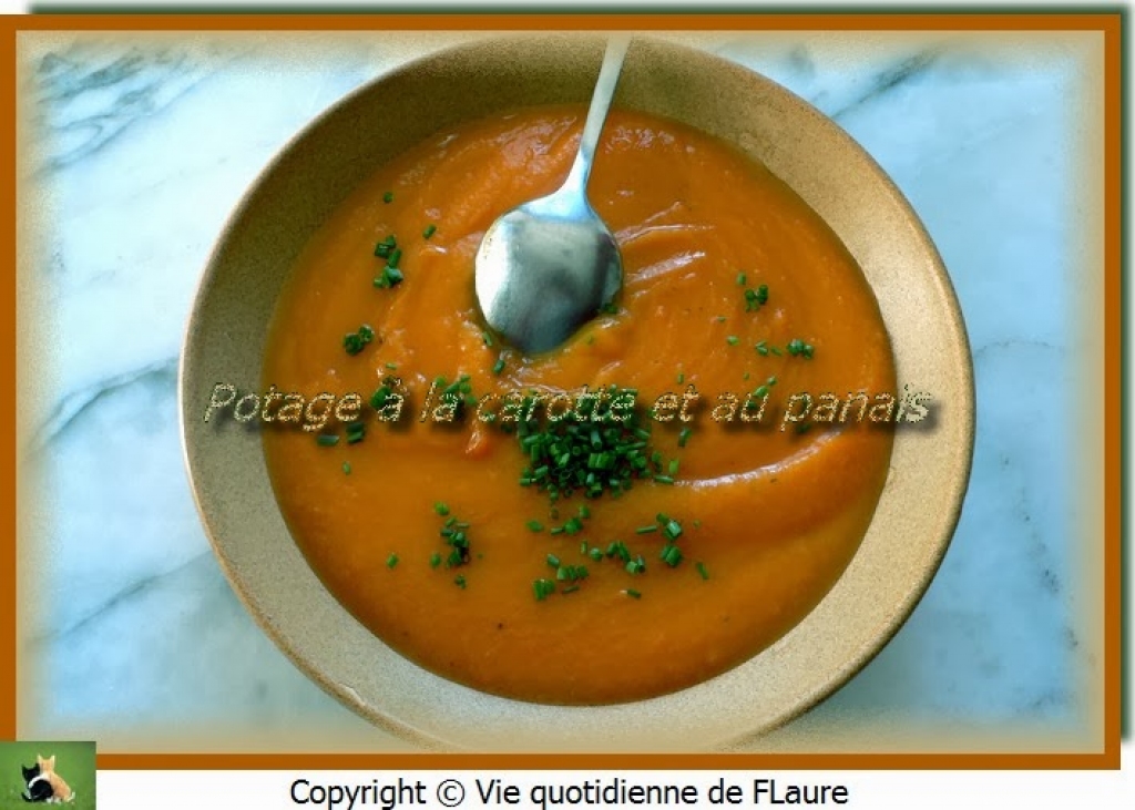 Potage à la carotte et au panais